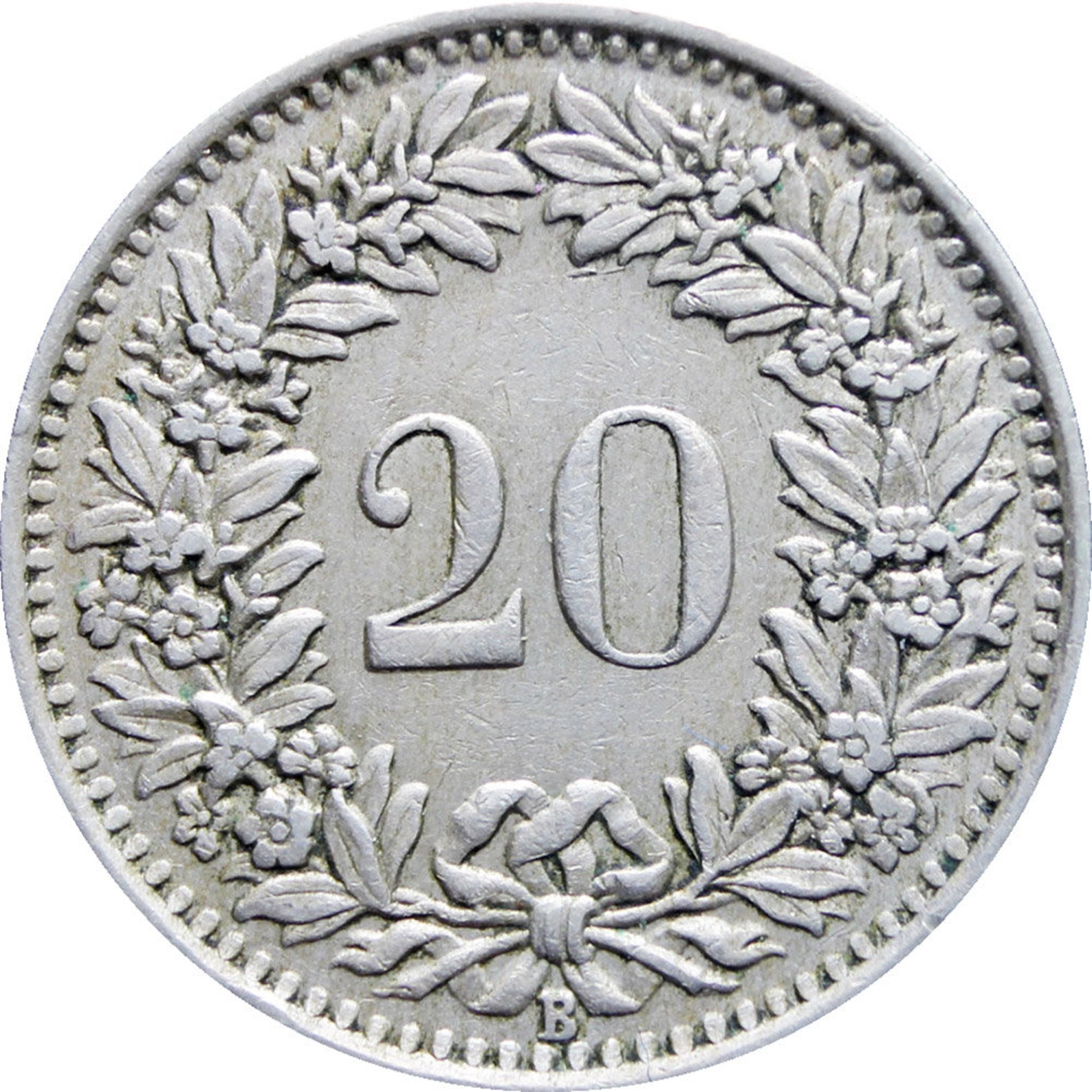 1944 20 Rappen Switzerland Coin Etsy