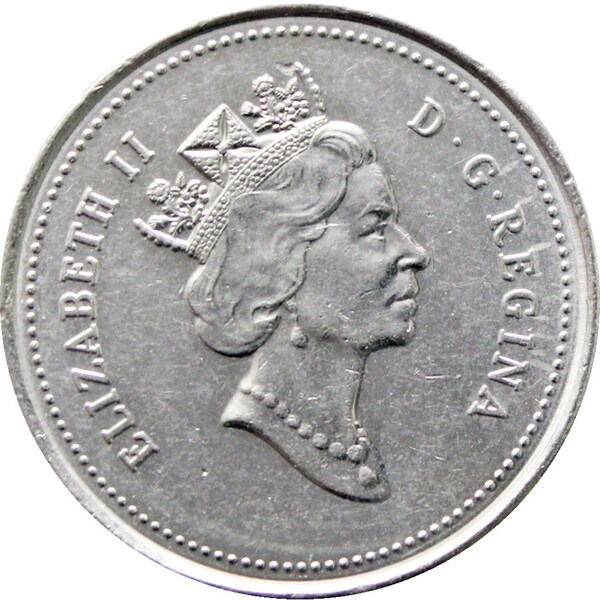 1992 10 Cents Canada Elizabeth II Coin Confederation