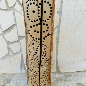 Bee hotel/ wild bee hotel/ bee nesting aid/ insect hotel made of oak beams