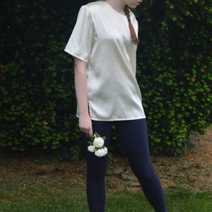 Soft & Shiny Blouse, Vintage 1990s, Brand: CW Classics