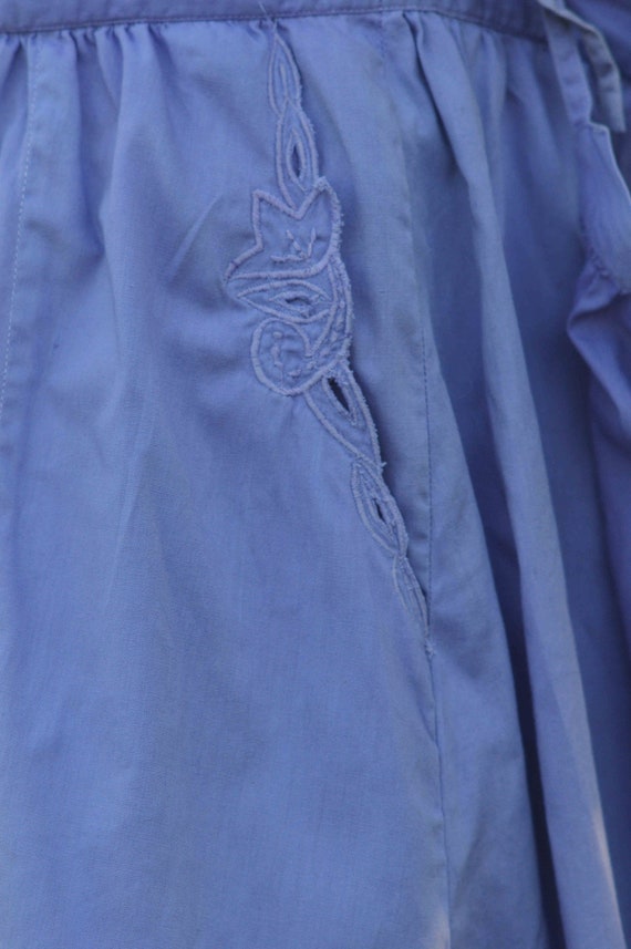 Boho Lavendar Wrap-Around Dress, Vintage 1970s, B… - image 3