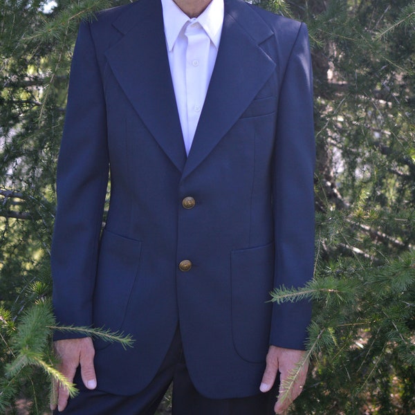 Men's Navy Blue Sports Coat