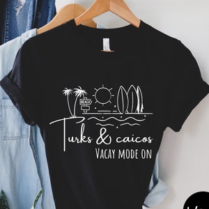 Turks And Caicos Shirt, Beach Shirt, Island Life Tshirt, Summer Holiday Shirt, Family Vacation shirt, Caribbean Islands Unisex Tee