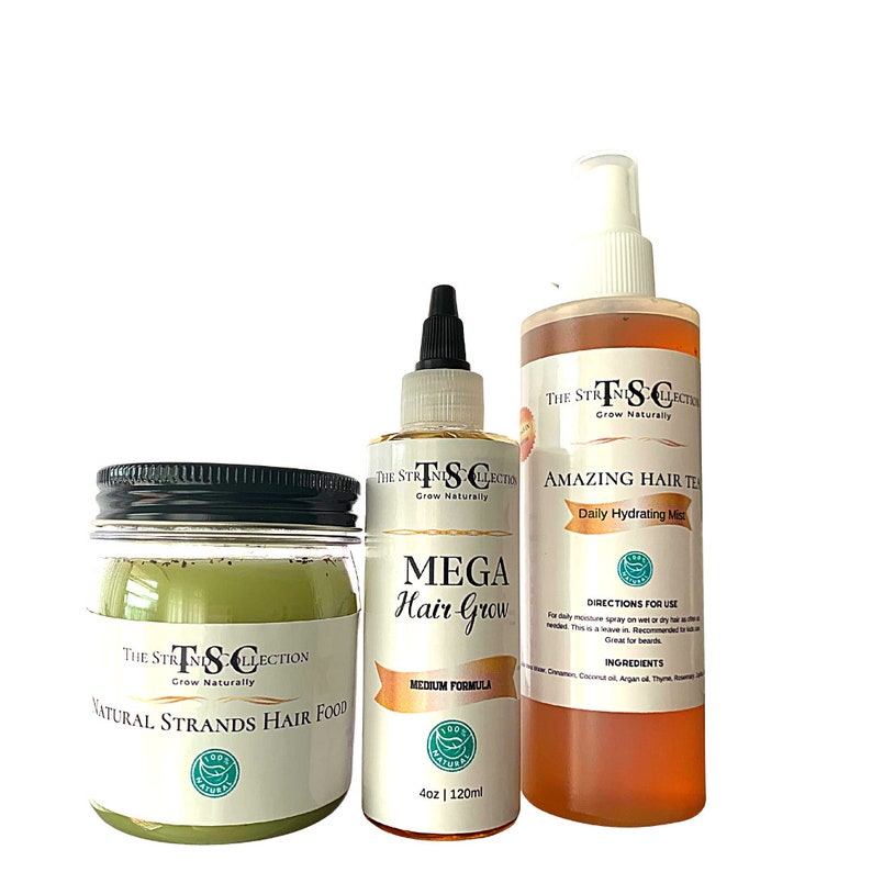Mega Collection Hair Growth SetAll Natural Hair Grow Products Etsy