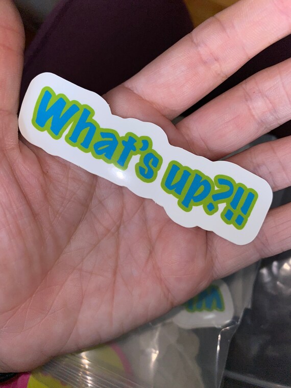 Whats Up sticker | Etsy