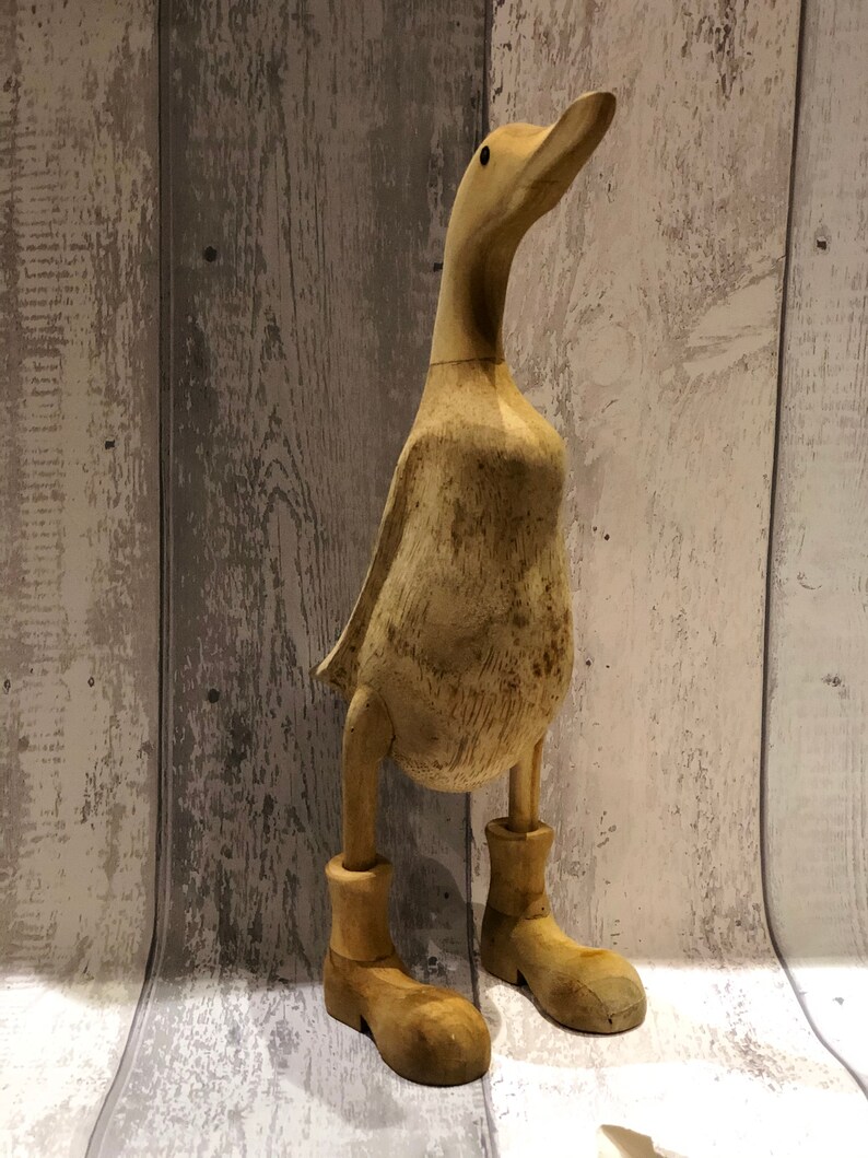 Christmas Robin Decorated Wooden Ducks wooden Etsy