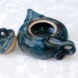 Aladdin teapot; blue teapot; enchanted tea pot