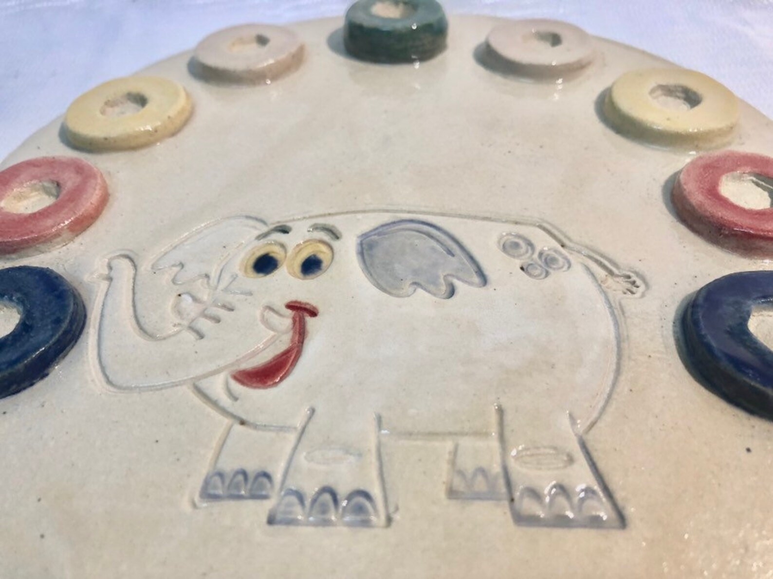 Chanukah Menorah Round Menorah Elephant Menorah Menora Etsy