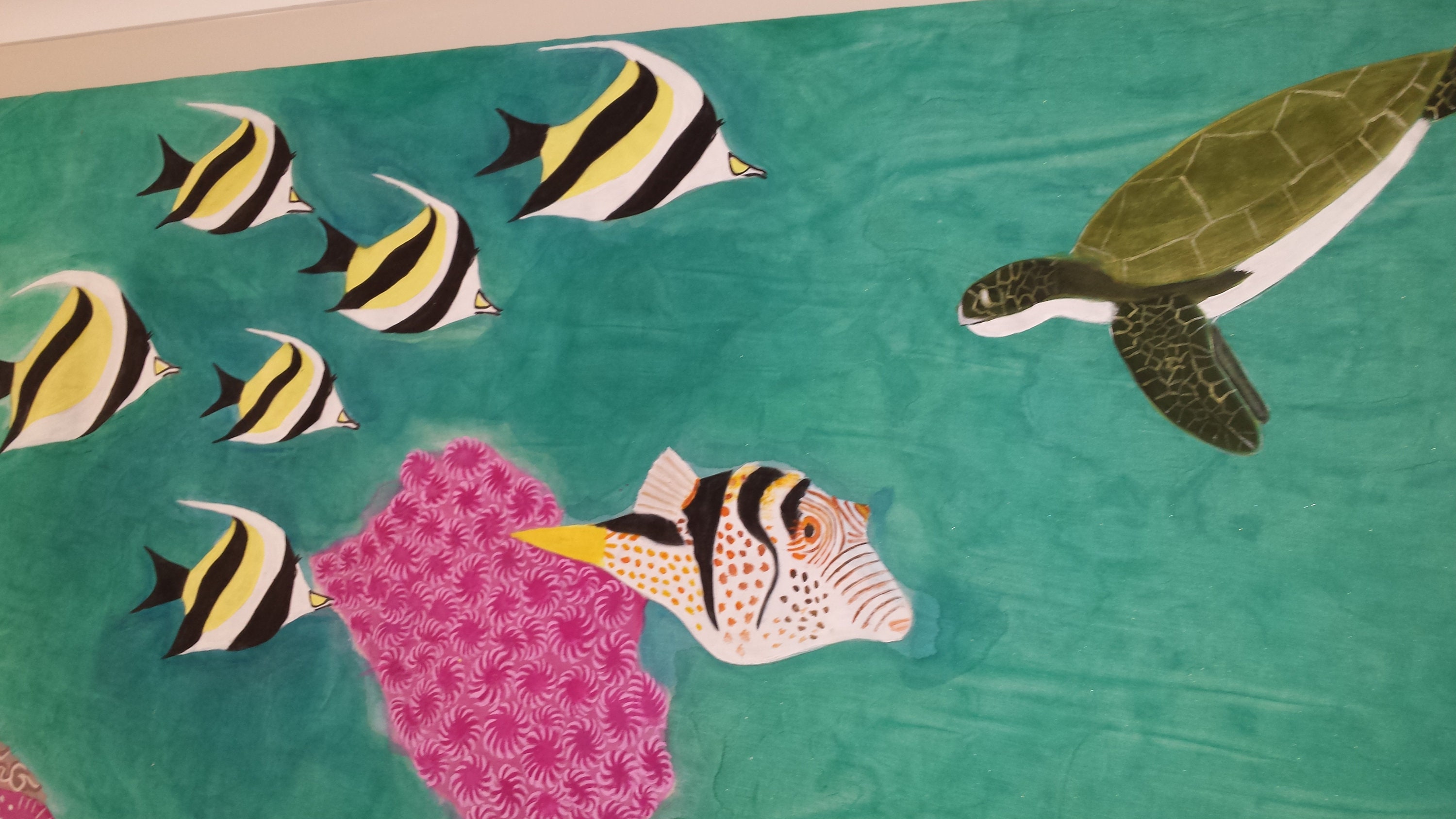 Sea Life Wall Art/kids Room Decor/marine Life Wall Art/hand Etsy UK