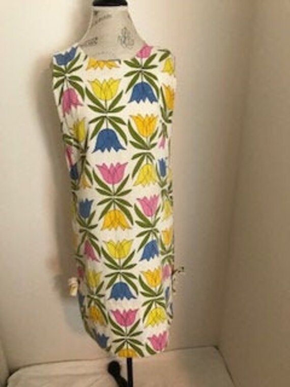 1960s Vintage Tulip Dress & Matching Hoodie Jacket