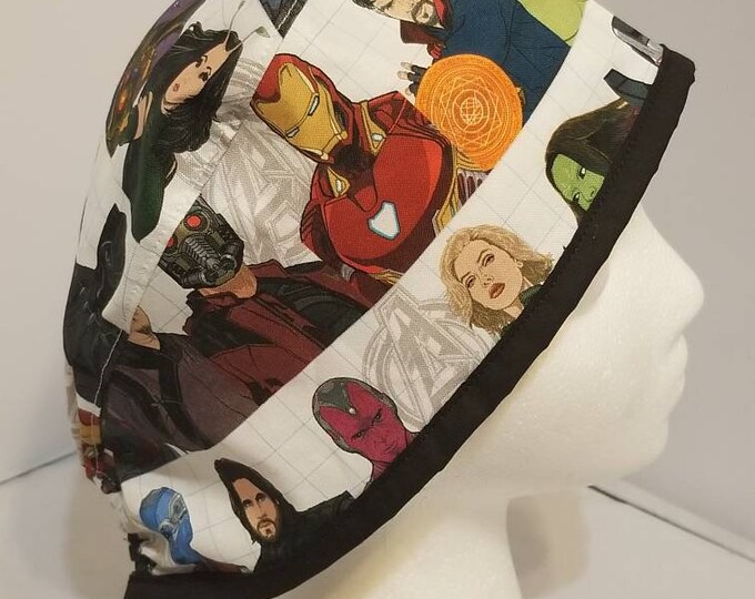 Marvel Avengers 2 Themed Scrub Hat/cap Etsy