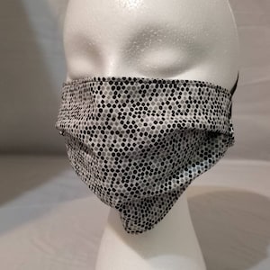 Grey/Black Speckled Face Mask