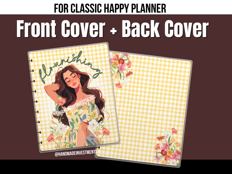 Printable Happy Planner Classic Cover Printable Cover Printable Planner ...