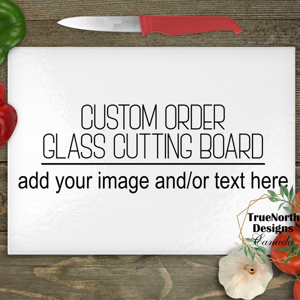 Glass Cutting Board Etsy