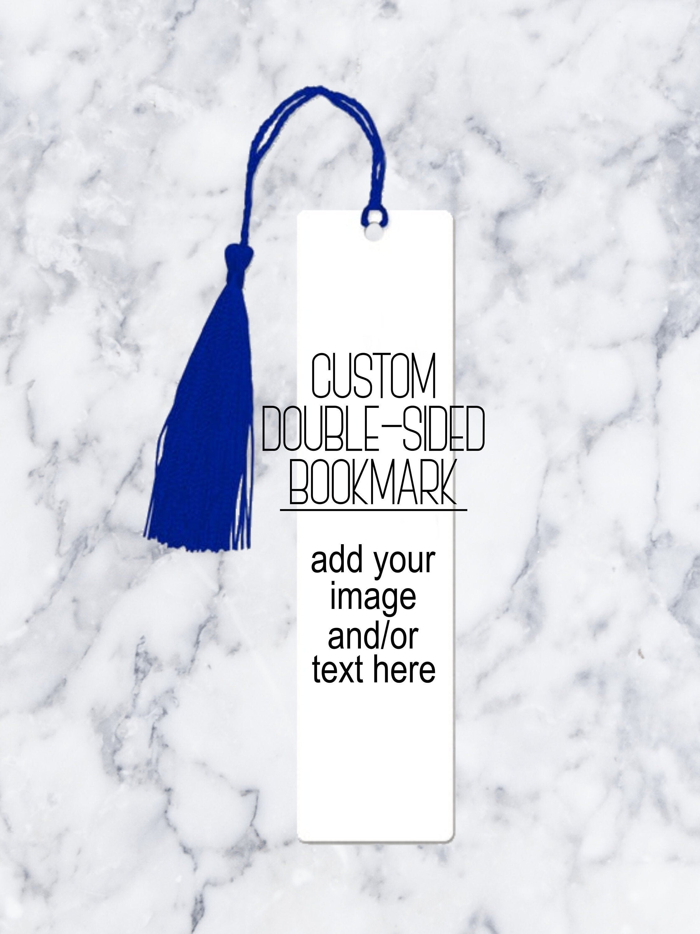 Custom Photo Metal Bookmark With Tassel Memorial Bookmark Etsy Canada