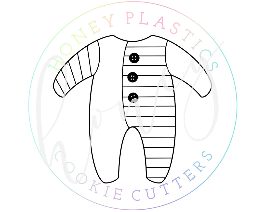 Baby Sleeper Cookie Cutter Etsy