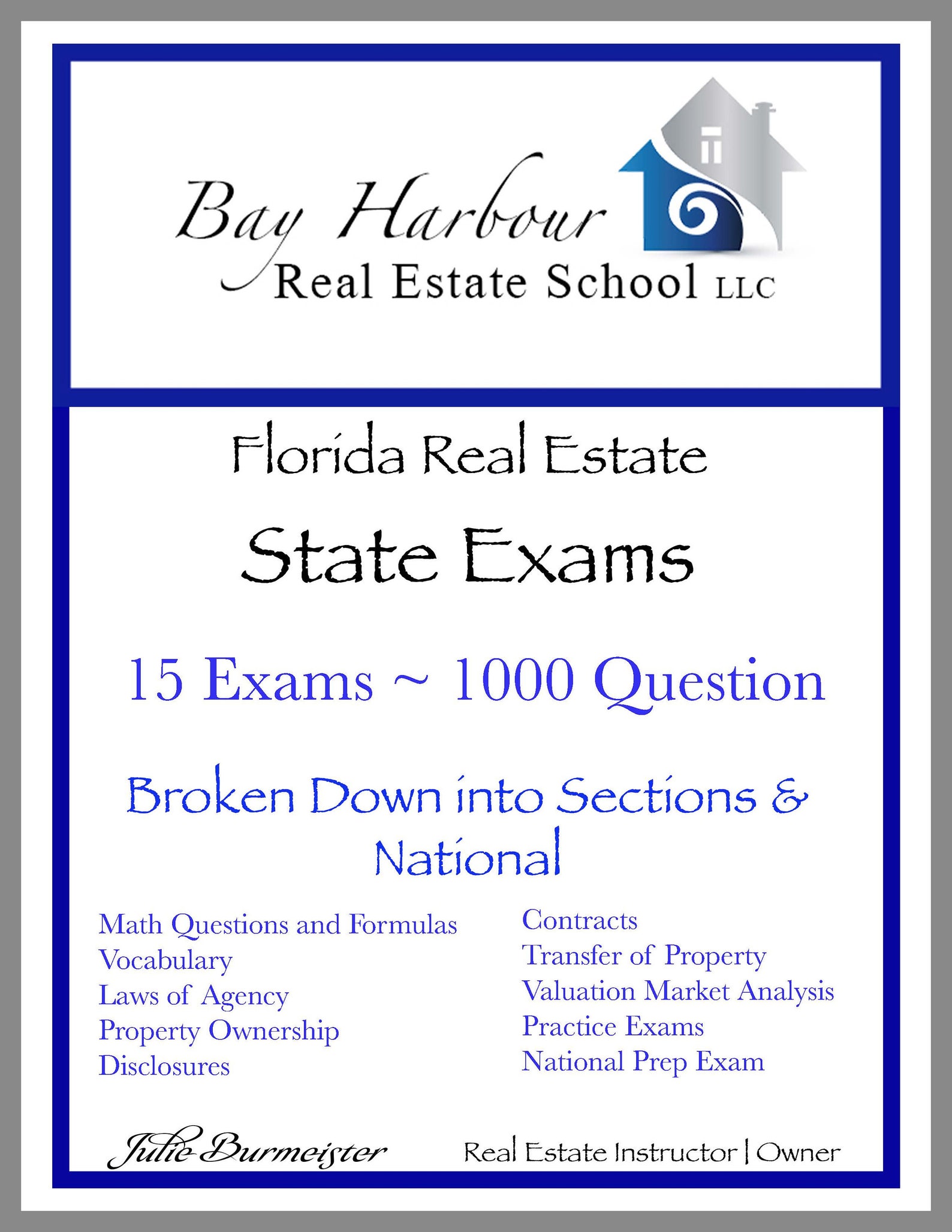 Florida real estate exam prep 1000 questions 10 exams Etsy
