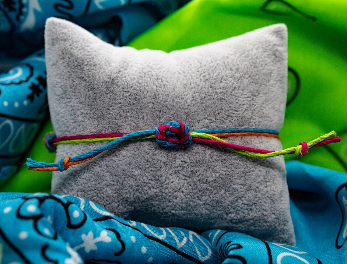 Paint Splatter Bead Macrame Bracelet Black Friday Exclusive Etsy