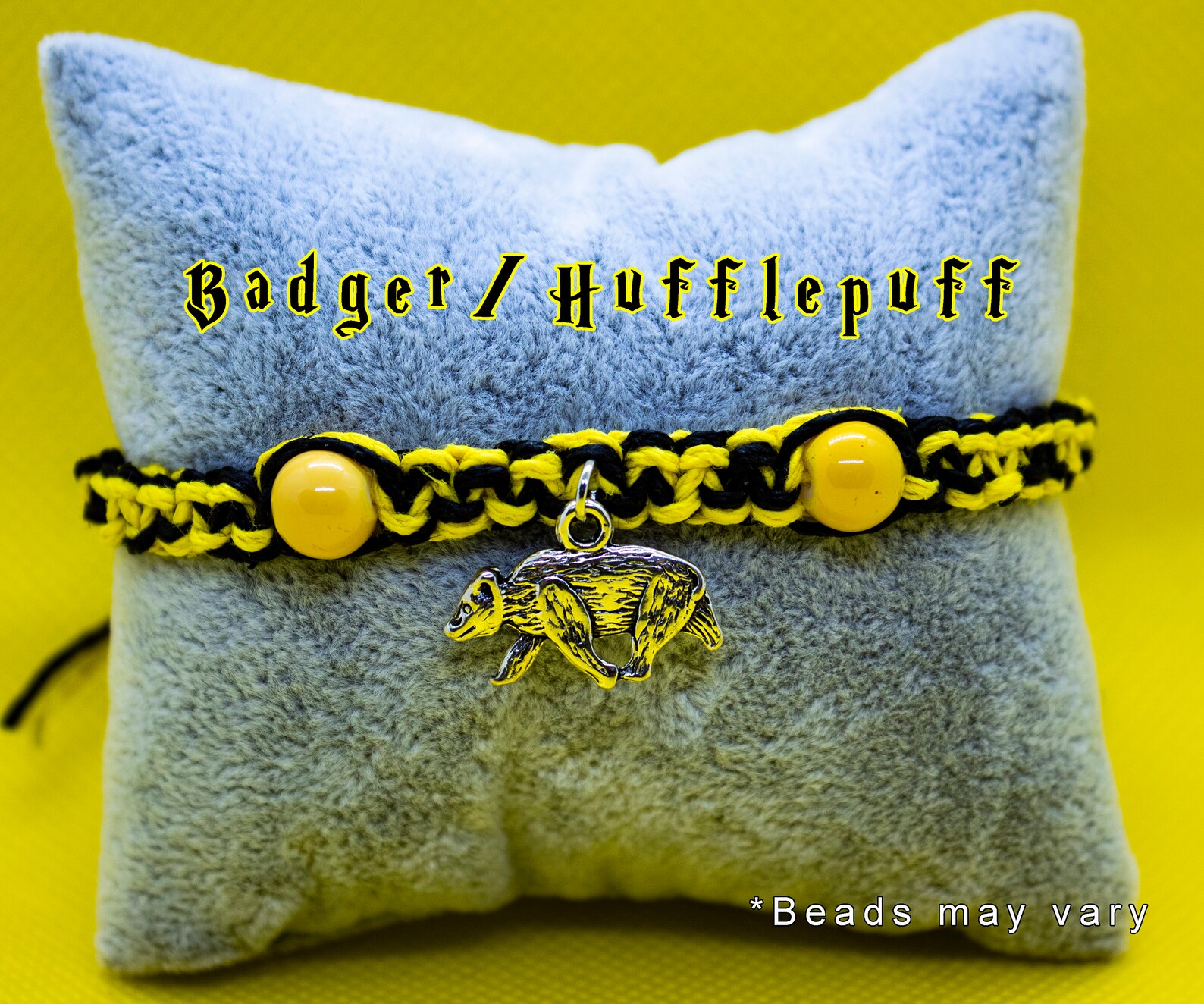 Hogwarts House Charm Bracelets Gryffindor Hufflepuff Etsy