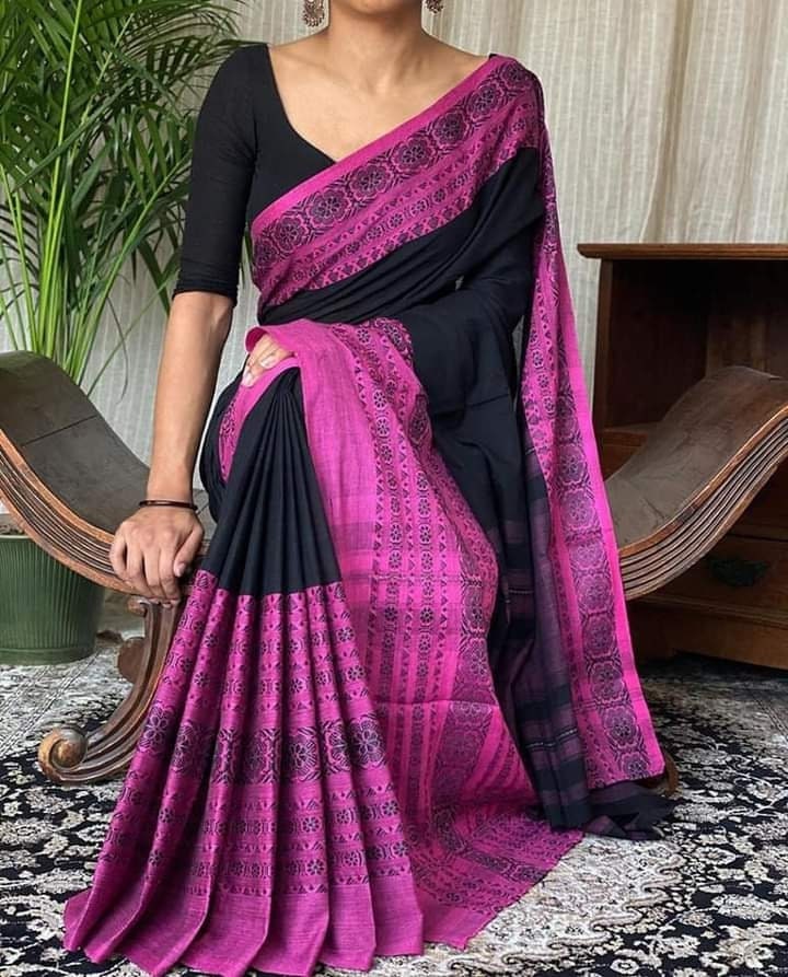 Begampuri Handloom Khadi Cotton Saree 