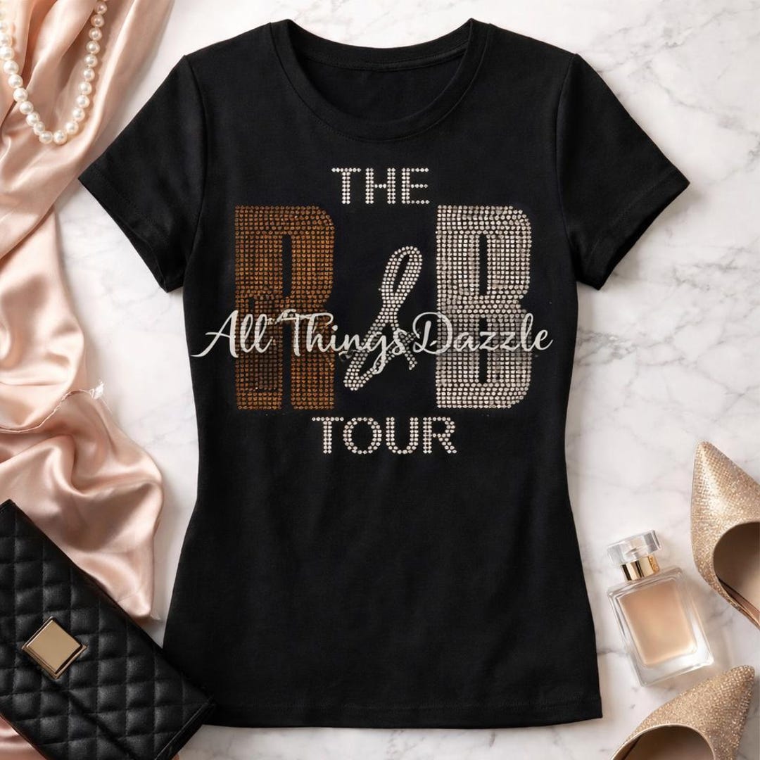 The R & B Tour Rhinestone Template | Hotfix Ss6 and Ss10 Bling Template ...