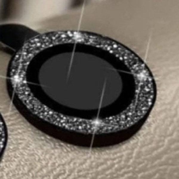 iPhone 14, Plus, Pro, Pro Max Glitter Camera Lens Protector | Tempered Glass Lens Cap Cover | Glitter Camera Lens Cover - #SpecialTDesignsNC