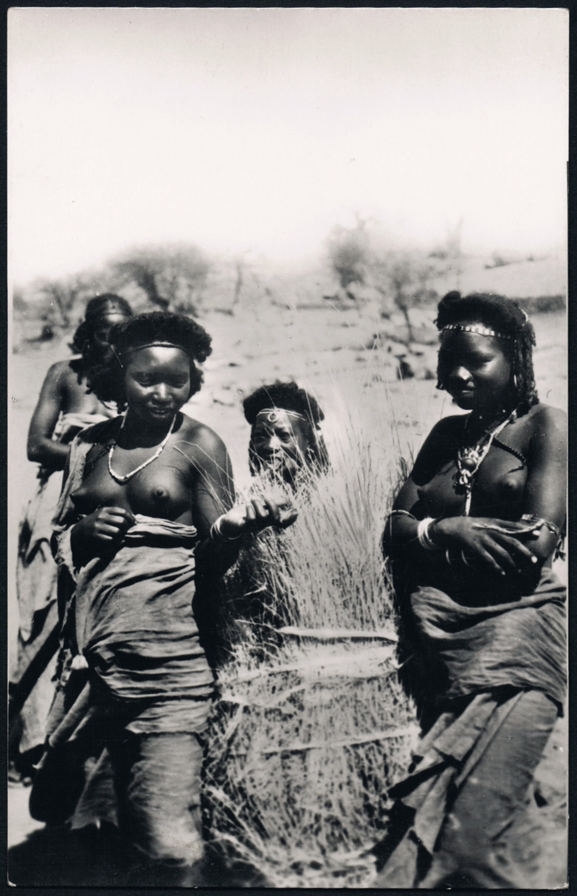 Vintage Unused Postcard 1960s Africa Naked Beni-amer