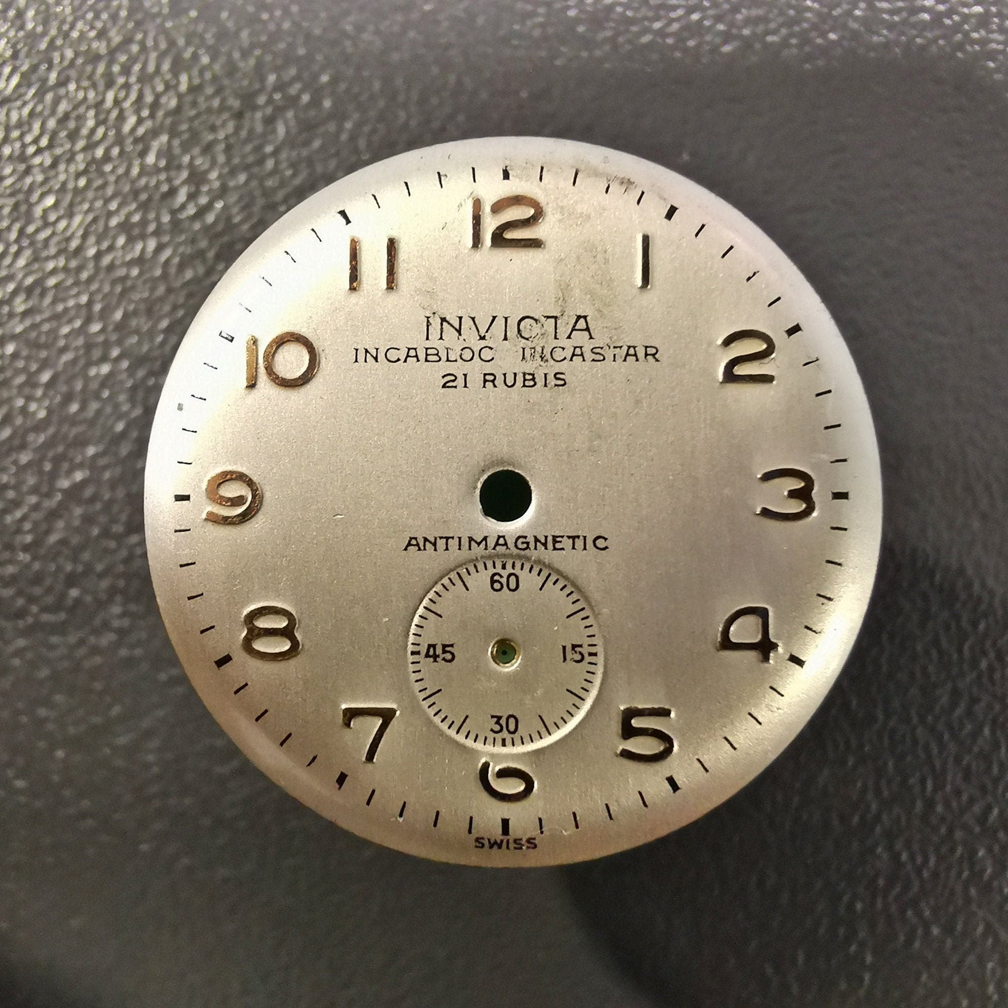 Watch Dial Invicta Incabloc Incastar 