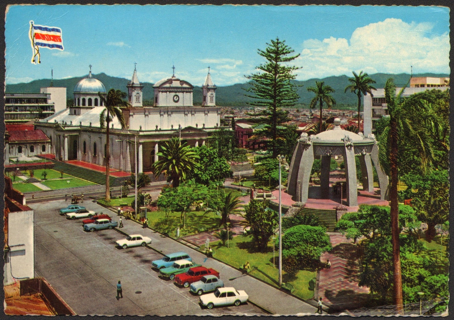 Costa Rica Vintage Used Postcard 1968 San Jose Metropolitan Etsy