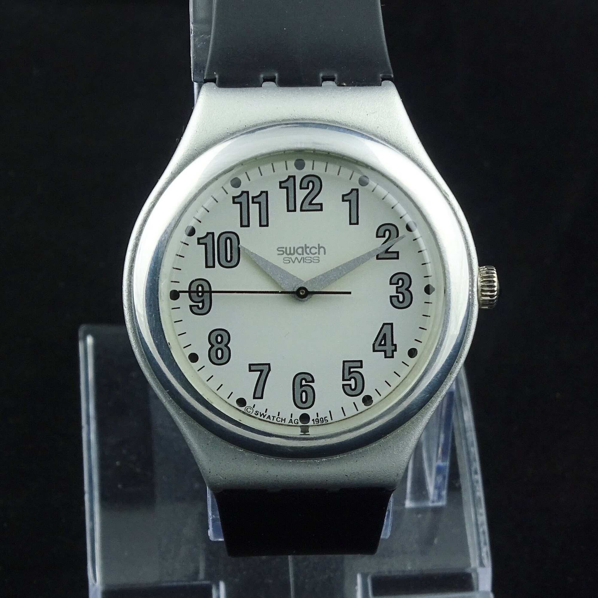 Vintage SWISS Men's Wrist Watch Swatch Irony Aluminum 1995 - Etsy