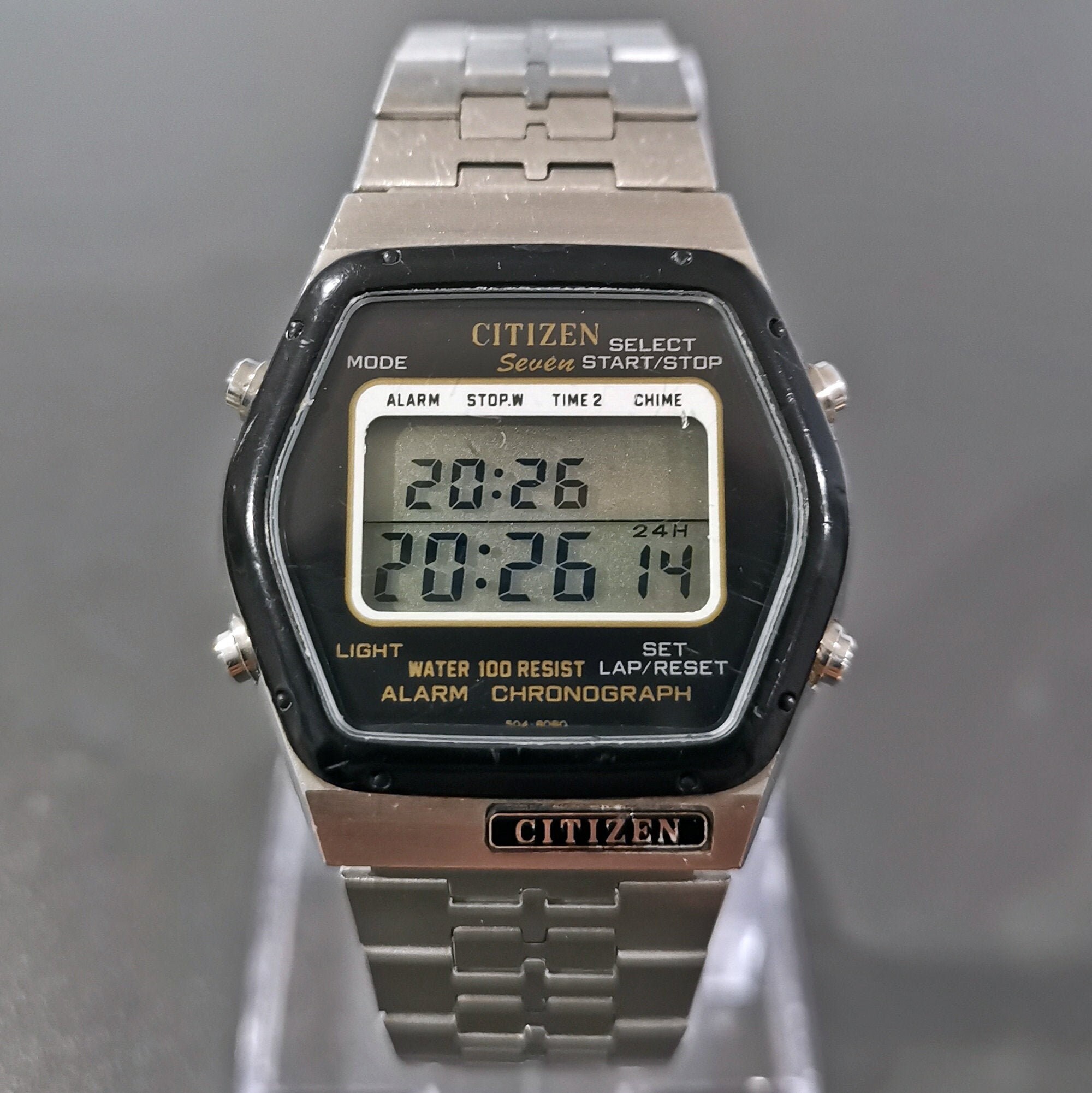 Extremely Rare Citizen Alarm Chronograph 9500284623k Vintage Etsy