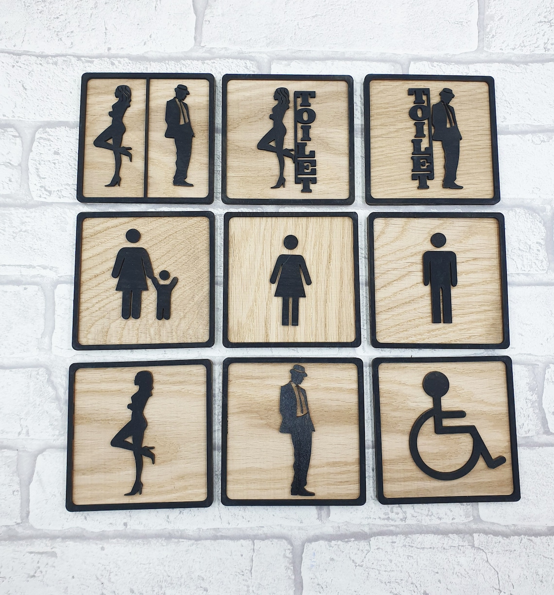 Toilet Door Sign Restroom Door Sign Toilet Door Plate Etsy UK
