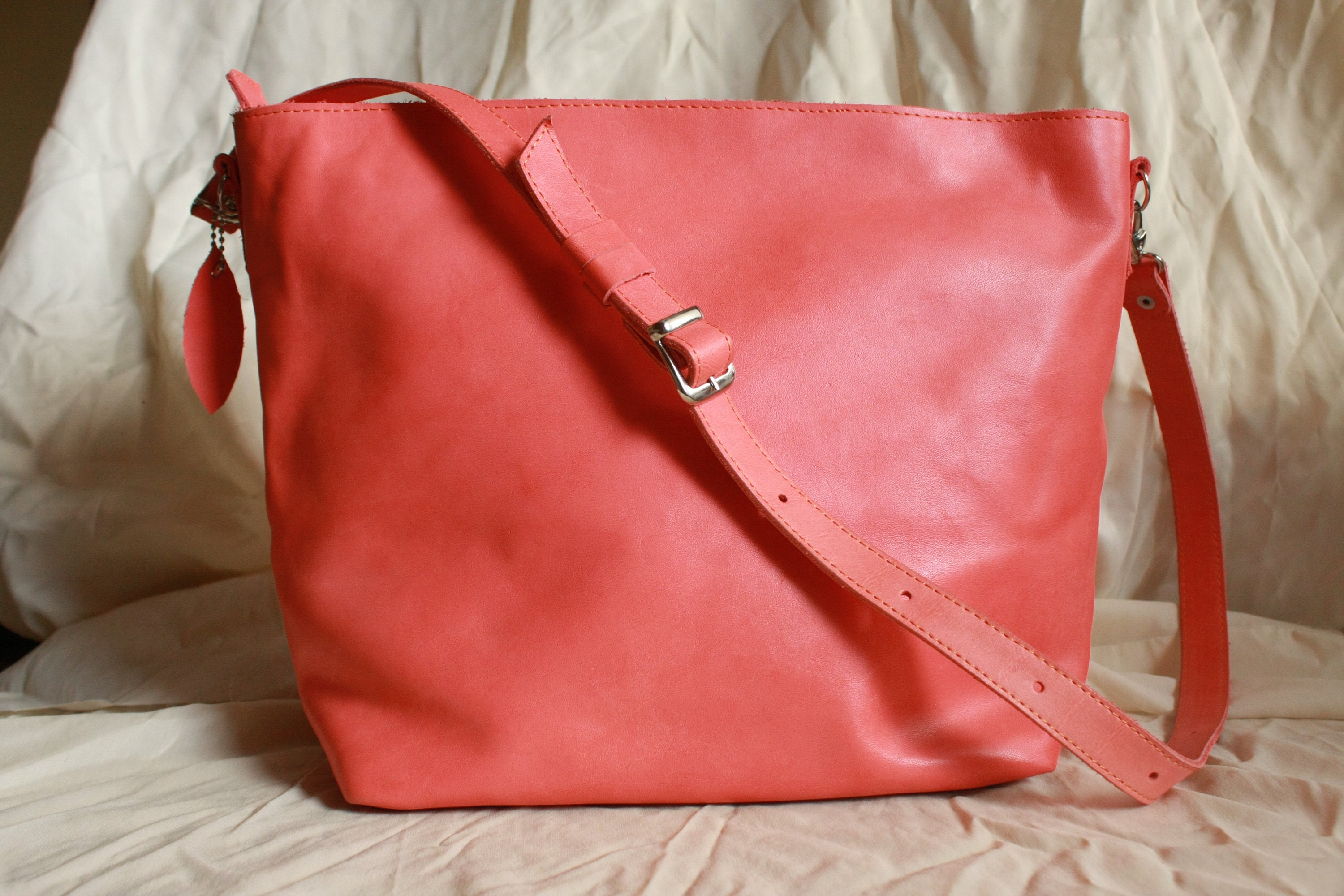 Leather Crossbody bag Crossbody bag with Zipper gift for Etsy