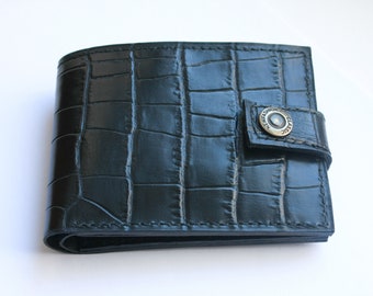 black leather wallet ,black leather card holder, Black leater Wallet for men, black Leather Slim Wallet, gift for men