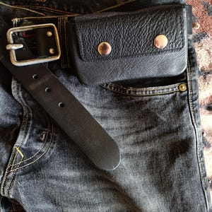 Pochette ceinture en cuir, sac ceinture en cuir EDC, porte-monnaie en cuir, porte-cartes en cuir, sac banane pour homme, cadeau pour homme