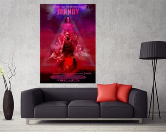 MANDY Movie Poster Canvas Silk Wall Art Living Room Decor Print 12x18 24x36 inch