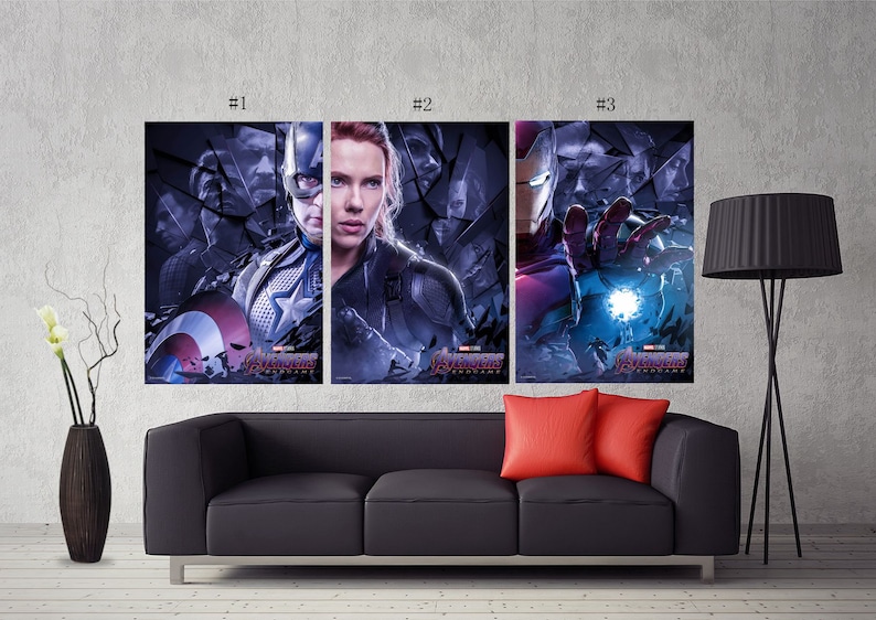 Avengers 4 End Game Movie Poster 2019 Marvel Film Art Print 24x36/"//60x90cm