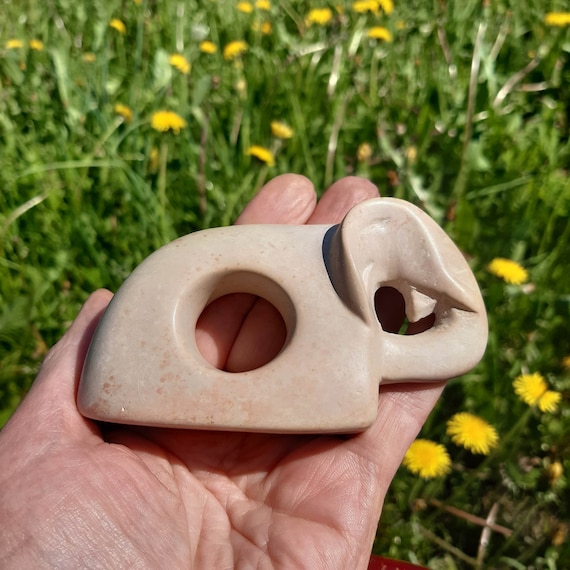 ヴィンテージ大理石象の置物：石像 - Etsy 日本