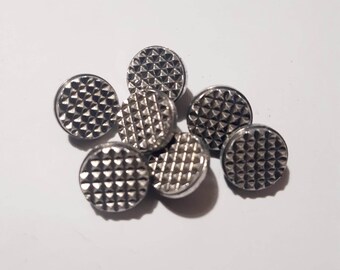 Vintage Set of Seven London Badge and Button Co Fox Mask