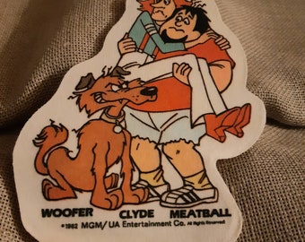 1980's fabric badge Spaghetti & Meatball, US children's series, series badge