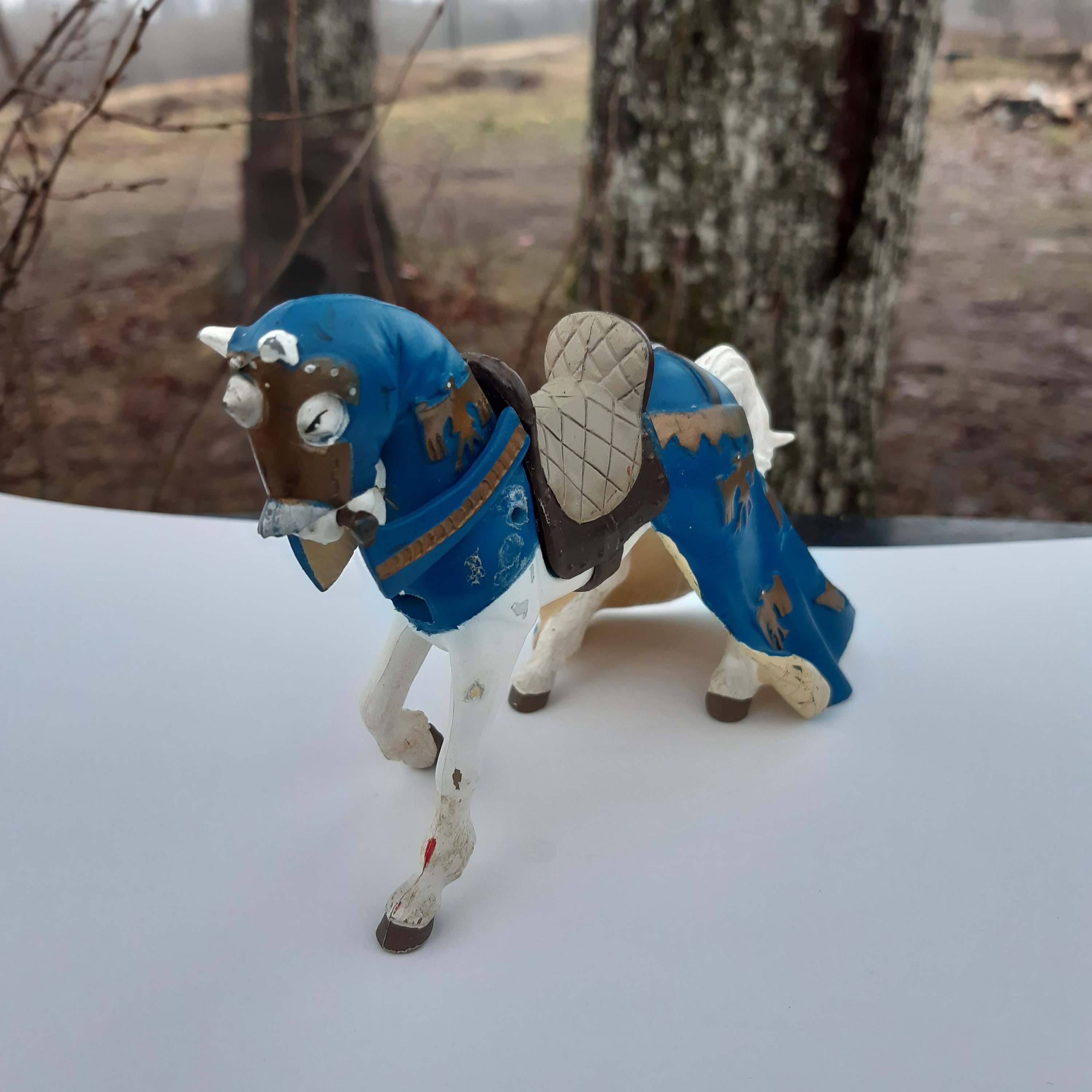ヴィンテージ騎士馬の置物、中世の装飾 - Etsy 日本