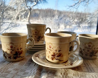 Tea/coffee set - for 5 - Winterling Roslau Bavaria - vintage/retro, Espresso Cup