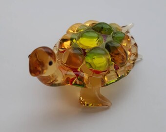 Glass turtle figurine, beautiful home decor, souvenirs turtle, animal,turtle sculpture