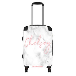 Personalised Marble Name Suitcase Talking Cases Suitcases With Personality image 1