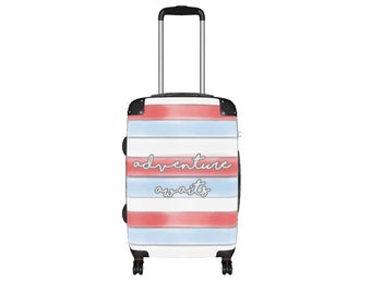 Adventure Awaits Personalised Suitcase | Talking Cases- Suitcases With Personality