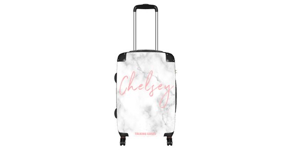 personalised marble suitcase