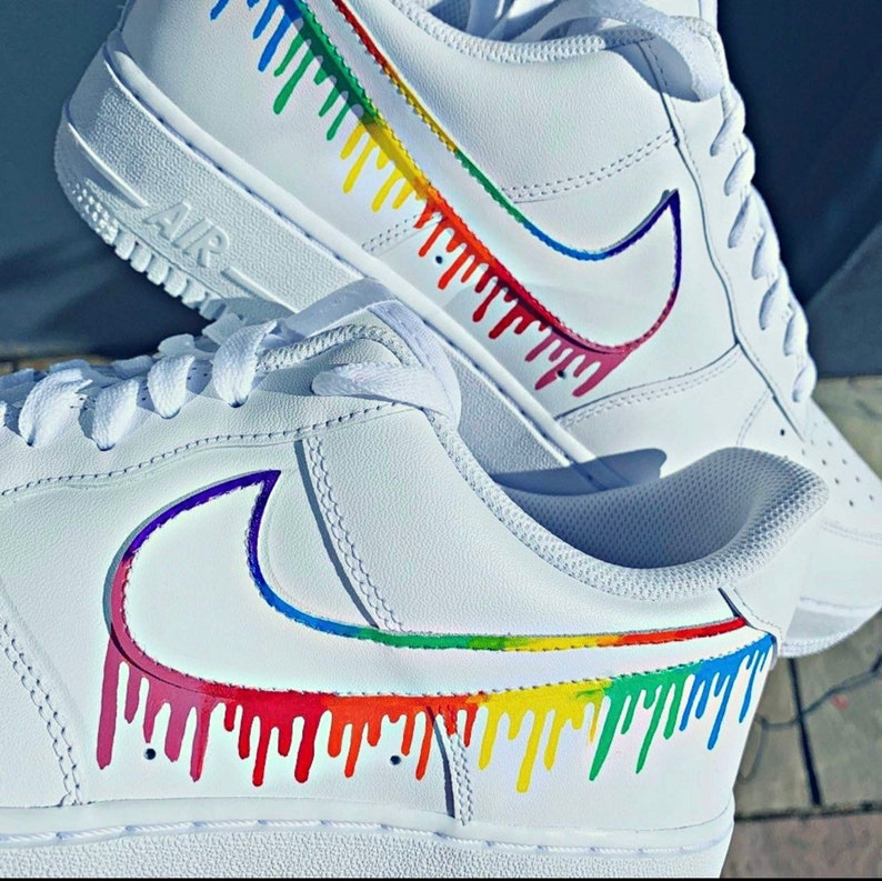 Nike Air Force 1 радужные