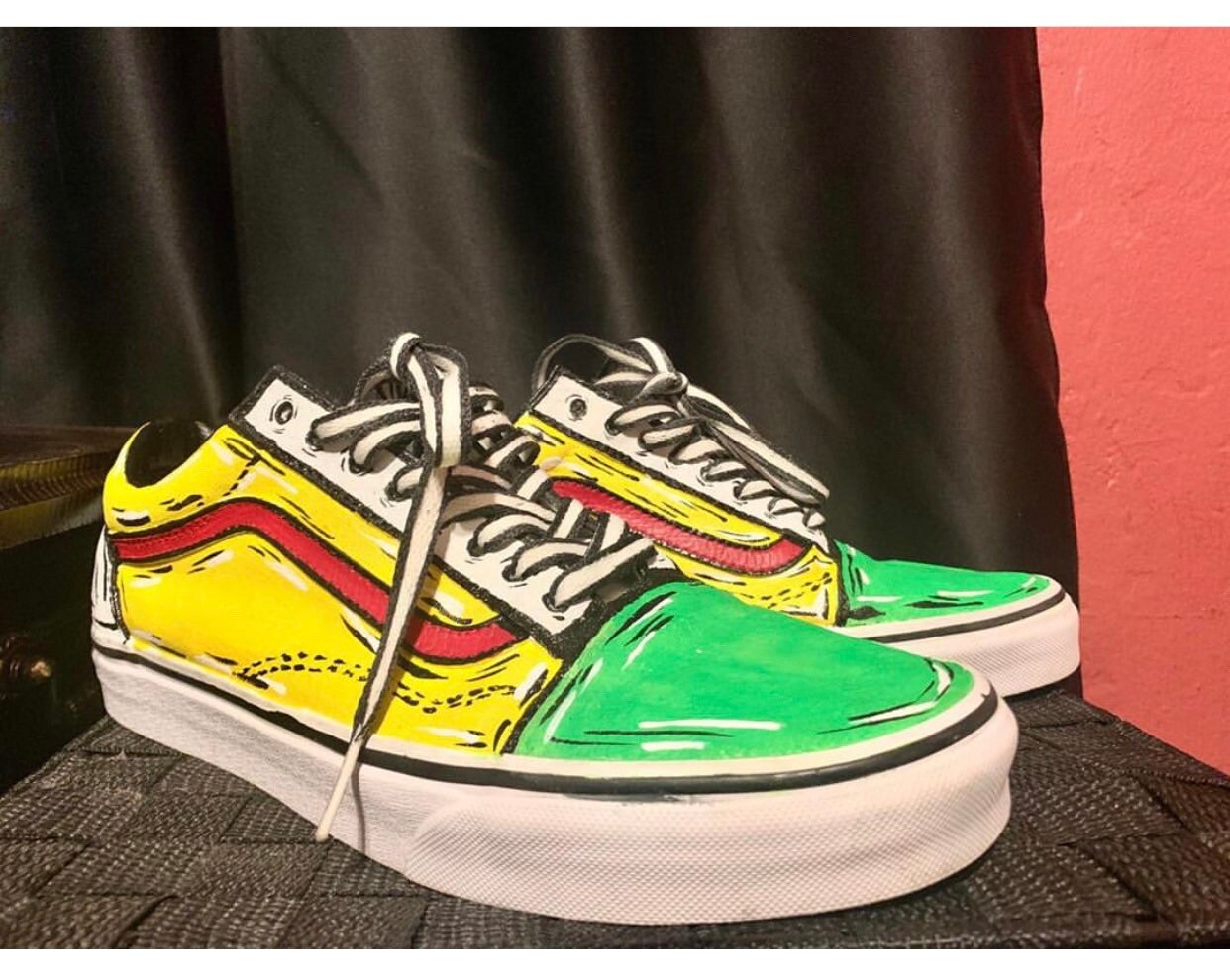 Cartoon Vans Custom Shoes Etsy