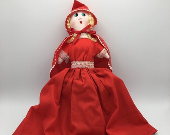 Little Red Riding Hood Topsy Turvey Doll, 3 in 1 Doll