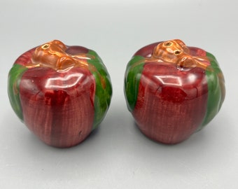 Vintage Franciscan Apple Salt and Pepper Shakers